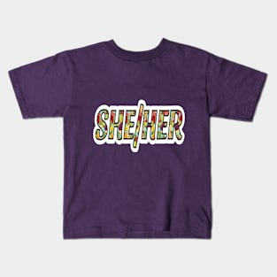 SHE/HER Kids T-Shirt